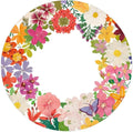 Caspari Halsted Floral Paper Dinner Plates, 16 Count - Decorative Things