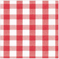 Caspari Gingham Paper Cocktail Napkins in Red, Two Packs of 20 - Decorative Things