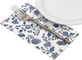 Delft Blue Decorative Paper Napkins Dinner Disposable for Wedding Reception Wedding Table Décor Bridal Shower BBQ Cookout July 4 Bathroom Hand Towels Pak 32 - Decorative Things