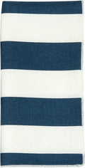 Navy Blue & White Stripe Cloth Napkins - Decorative Things
