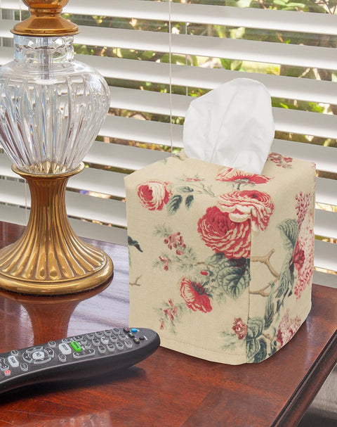 Pink & Red Floral Cube - Decorative Things