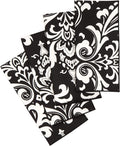 Black & White Wedding Cloth Napkins - Decorative Things