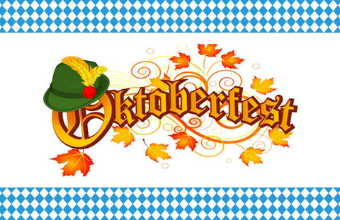 Oktoberfest Beer Fest Fall Placemats Paper Placemats Disposable Table Mats with Blue and White Diamond Border in Pk 25 & Pk50 Red & Blue Placemats - Decorative Things