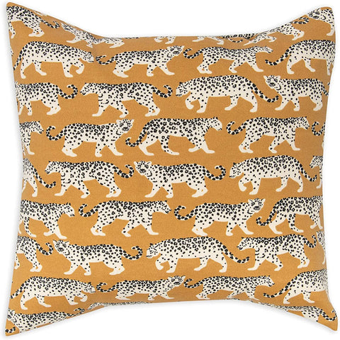 Pillow Covers Pillow Shams Throw Pillows Decorative Pillows Animal Print 18 Inch Gold Tiger Print on Brownish Yellow Background - Decorative Things