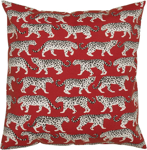 Decorative Things Pillow Covers Pillow Shams Throw Pillows for Couch - Outdoor Pillows or Indoor Sun and Shade Polyester - Red Tiger Print Animal Print 18 Inch - Decorative Things