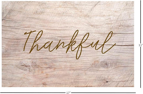 Thanksgiving Placemats Thanksgiving Table Decor Table Setting Fall Decor Fall Placemats Paper Placemats Rustic Table Mats Friendsgiving Thankful Pak 24 - Decorative Things