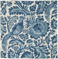 Cloth Napkins Linen Napkins Dinner Napkins 18 x 18 Blue Napkins Waverly Williamsburg Fabric Cotton - Decorative Things