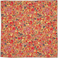 Cloth Napkins for Christmas Table Decor Setting, Thanksgiving, Chinese New Year Decorations, Red and Gold Gustav Klimt Print, 100% Cotton 18" - Decorative Things