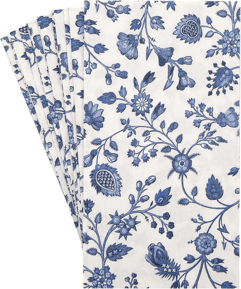 Delft Blue Decorative Paper Napkins Dinner Disposable for Wedding Reception Wedding Table Décor Bridal Shower BBQ Cookout July 4 Bathroom Hand Towels Pak 32 - Decorative Things