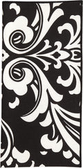 Black & White Wedding Cloth Napkins - Decorative Things