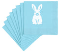 Easter Bunny Cocktail Napkins for Easter Table Décor, Easter Party, Easter Egg Hunt Decorations Bunny Décor Decorative Paper Napkins Disposable Pk 30 - Decorative Things