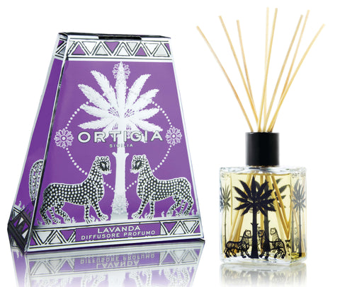 Lavender Essential Oil Diffuser 6.7 oz. of Lavender Oil w/ 10" Reeds, a Reed Diffuser for Large Room - Decorative Things