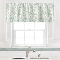Valances for Windows Valance Curtains Kitchen Window Valances or Living Room Window Treatments Turquoise Blue Curtains Rod Pocket Beach Coastal Nautical Decor Coral Poly 53 x 13 Inches Window Decor - Decorative Things
