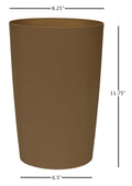 Black Ticking Stripe Trash Can Cover - Decorative Things