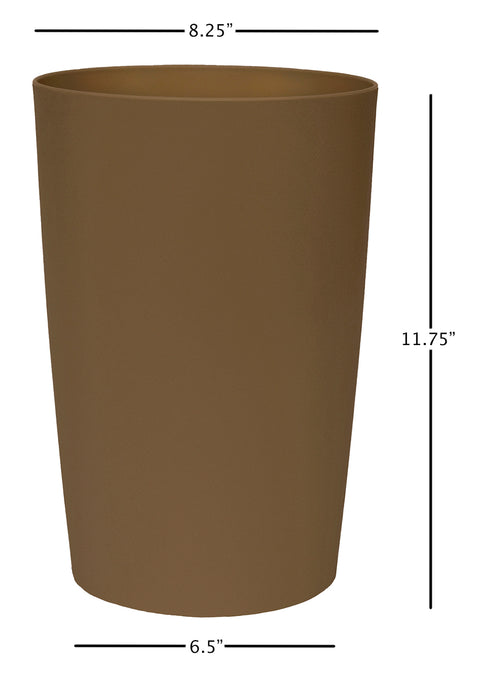 Blue Ticking Stripe Trash Can Cover - Decorative Things