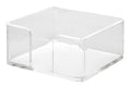 Clear Acrylic Cocktail Napkin Holder, Tray, Caddy, and Decorative Napkin Dispenser for Party Napkins, Beverage Napkins, and Napkins for Wedding Reception Parties 5” x 2.5” - Decorative Things
