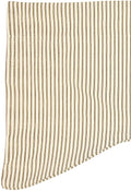Brown and Beige Valance Curtains 53 x 18 Inches - Kitchen Valances for Windows Living Room Window Treatments - Farmhouse Kitchen Curtains, Rustic Kitchen Decor - Rod Pocket Lined Made in USA - Decorative Things